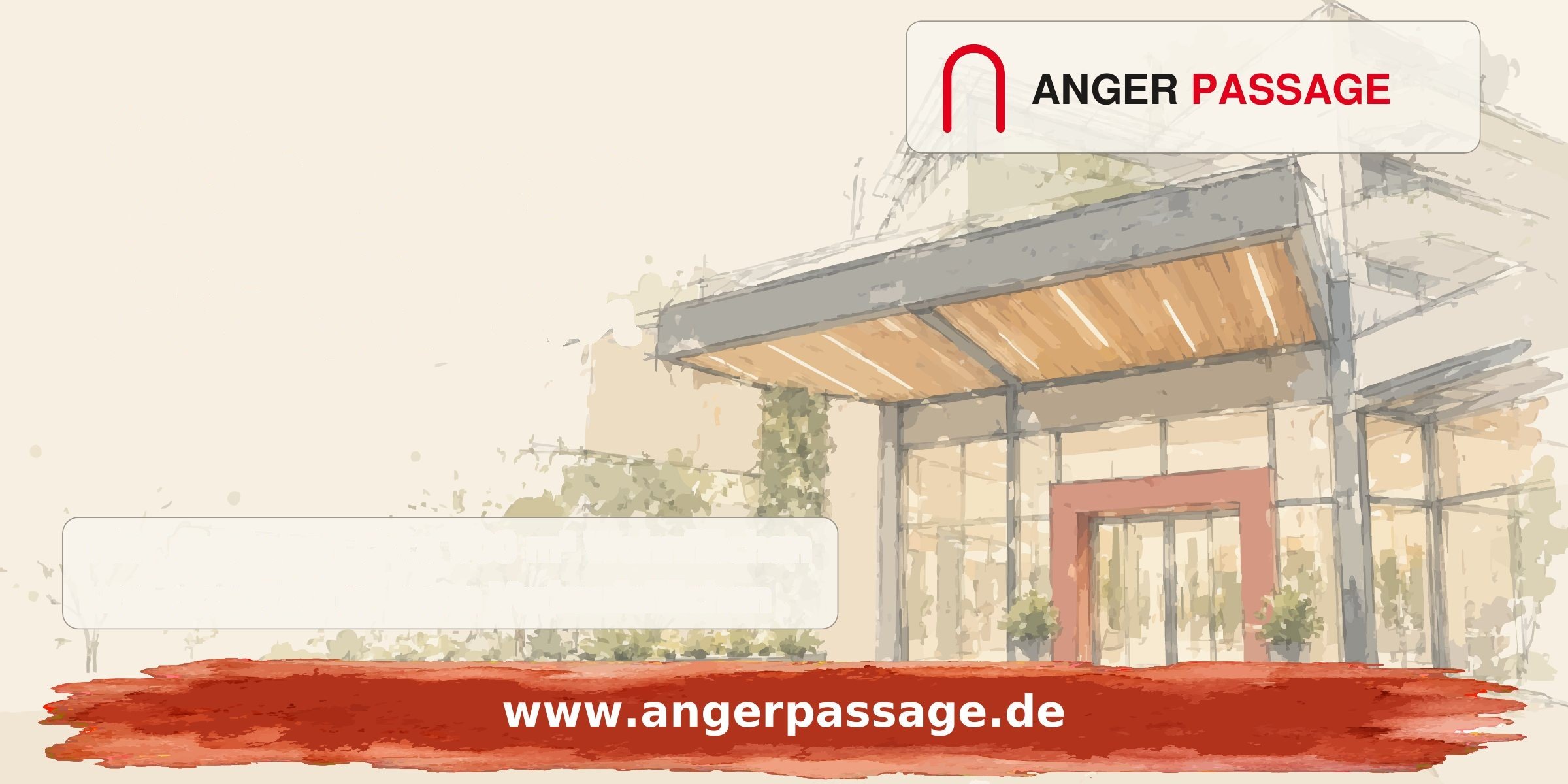 Wir bauen für Sie um – circa 900 m² Wohnflächen und circa 700 m² neue Verkaufsflächen in der Angerpassage, www.angerpassage.de